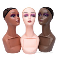 Wig Display Mannequin Head Long Neck Wig Head Half Body Mannequin Head Supplier